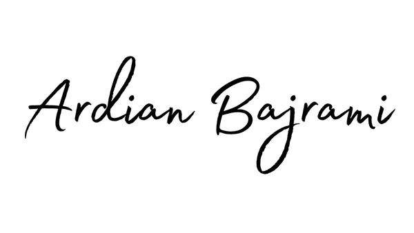 Unterschrift Ardian Bajrami